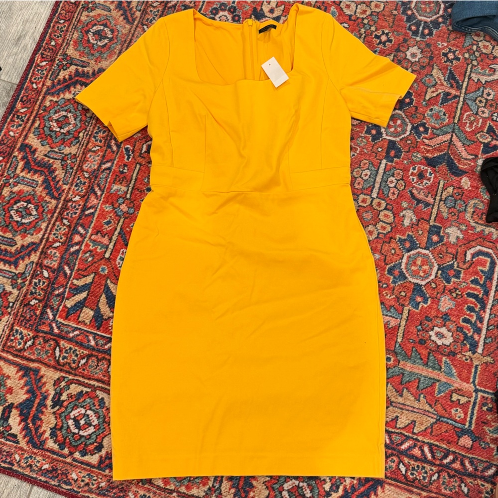 Yellow Ann Taylor sheath dress